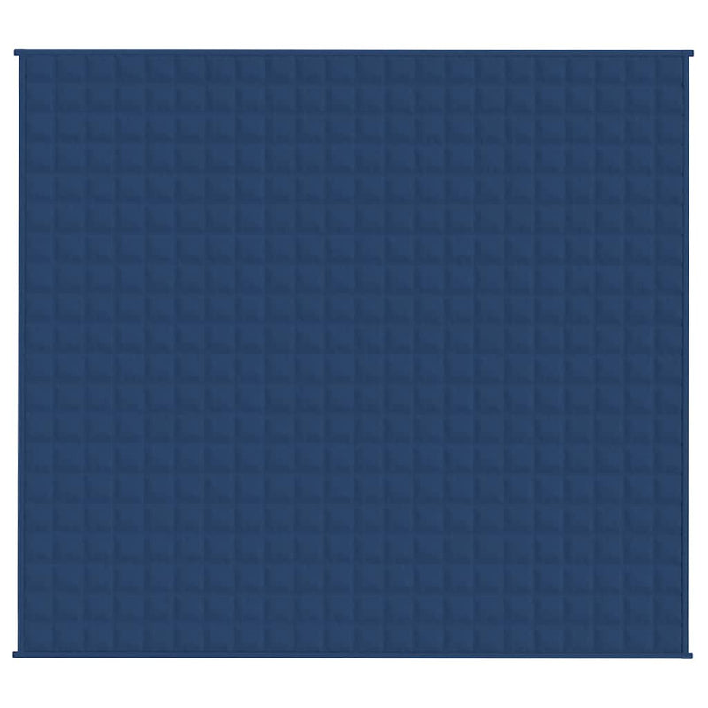 Load image into Gallery viewer, Vidaxl verzwaringsdeken 200x225 cm 13 kg stof blauw