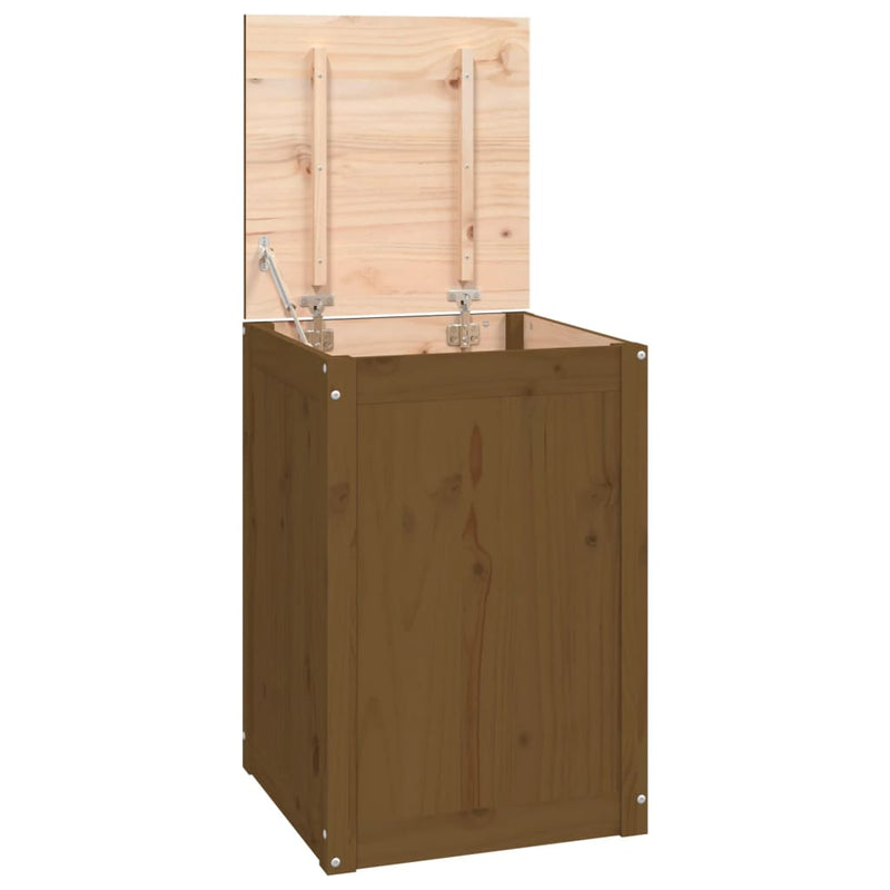 Load image into Gallery viewer, Vidaxl wasmand 44x44x66 cm massief grenenhout honingbruin