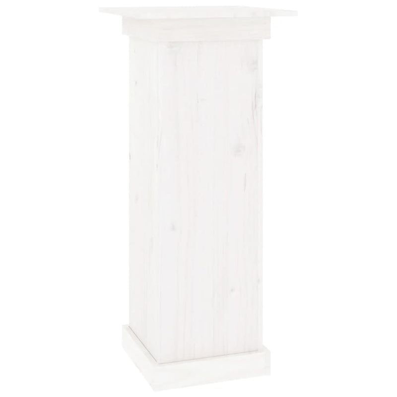 Load image into Gallery viewer, Vidaxl bloemenstandaard 40x40x90 cm massief grenenhout wit