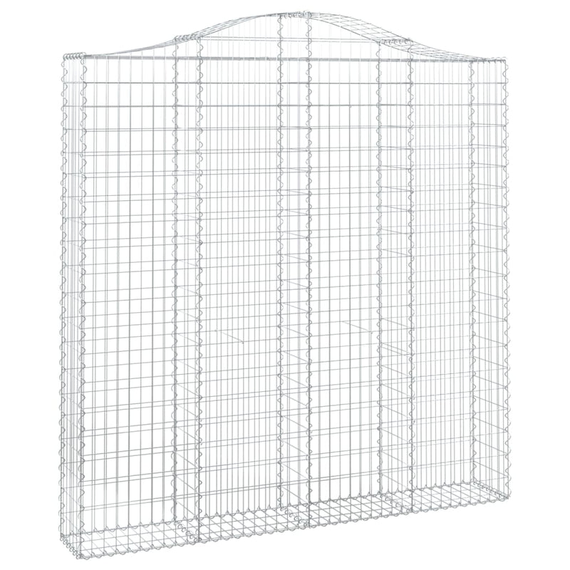 Load image into Gallery viewer, VidaXL Schanskorf gewelfd 200x30x200 220 cm gegalvaniseerd ijzer