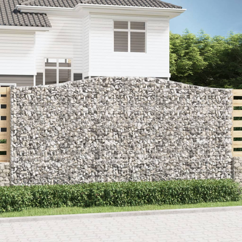 Load image into Gallery viewer, VidaXL Schanskorf gewelfd 400x50x200 220 cm gegalvaniseerd ijzer