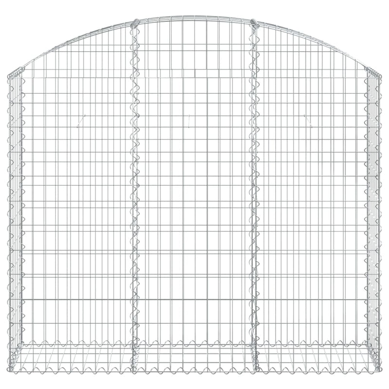 Load image into Gallery viewer, Vidaxl schanskorf gewelfd 150x30x120 140 cm gegalvaniseerd ijzer