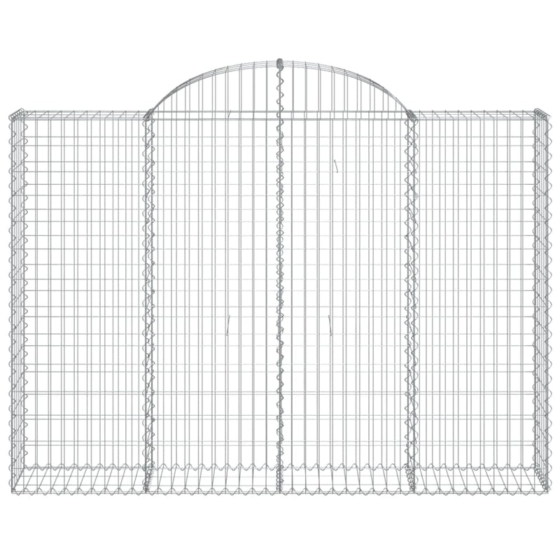 Load image into Gallery viewer, Vidaxl schanskorf gewelfd 200x30x140 160 cm gegalvaniseerd ijzer