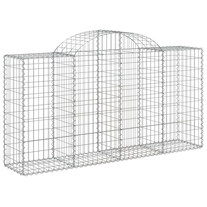 Load image into Gallery viewer, Vidaxl schanskorf gewelfd 200x50x100 120 cm gegalvaniseerd ijzer