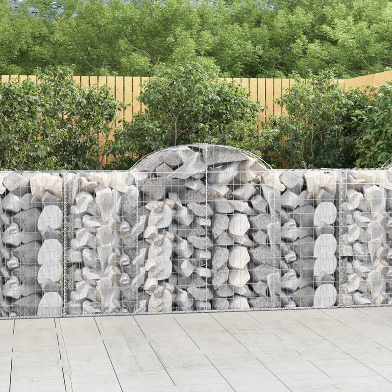Load image into Gallery viewer, Vidaxl schanskorf gewelfd 200x50x100 120 cm gegalvaniseerd ijzer