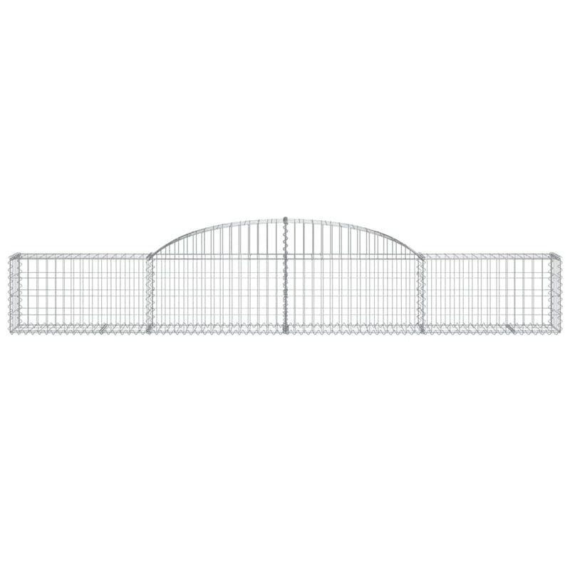 Load image into Gallery viewer, Vidaxl schanskorf gewelfd 300x30x40 60 cm gegalvaniseerd ijzer