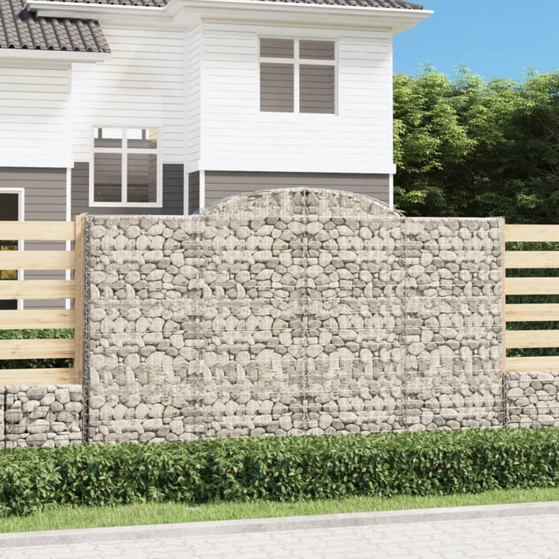 Load image into Gallery viewer, VidaXL Schanskorf gewelfd 300x30x180 200 cm gegalvaniseerd ijzer