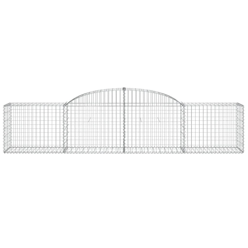 Load image into Gallery viewer, Vidaxl schanskorf gewelfd 300x50x60 80 cm gegalvaniseerd ijzer