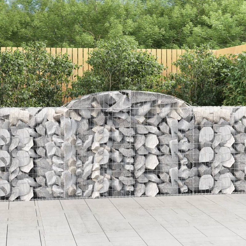Load image into Gallery viewer, VidaXL Schanskorf gewelfd 300x50x100 120 cm gegalvaniseerd ijzer