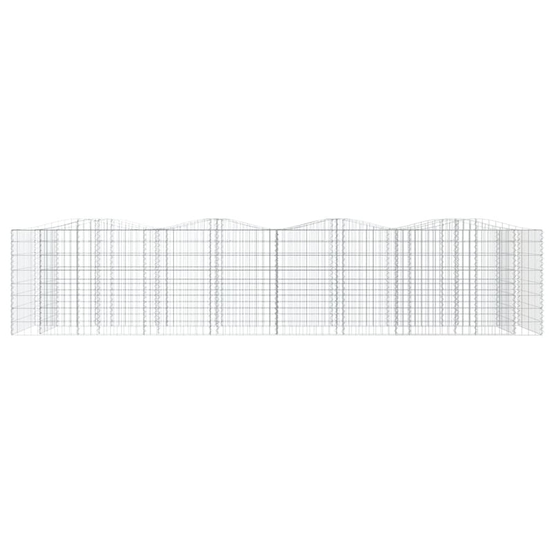 Load image into Gallery viewer, VidaXL Schanskorf gewelfd verhoogd 400x100x100 cm gegalvaniseerd ijzer