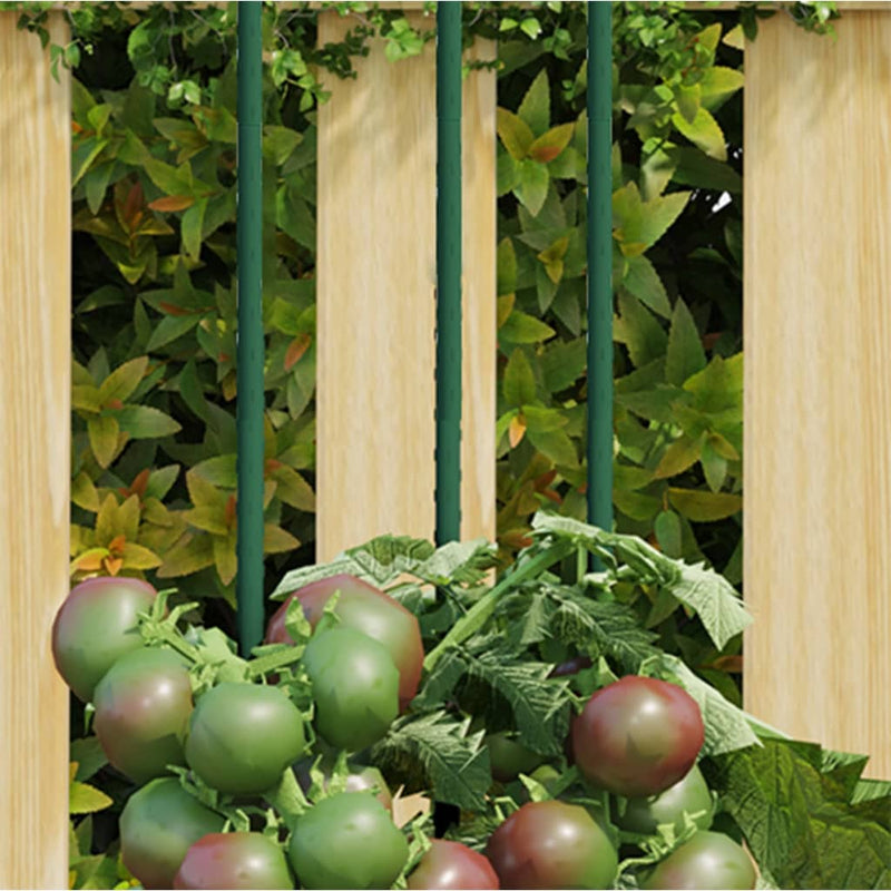 Load image into Gallery viewer, Vidaxl plantenstaken 30 st 90 cm staal groen