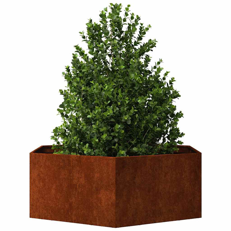 Load image into Gallery viewer, Vidaxl plantenbak roestig 138x120x45 cm cortenstaal