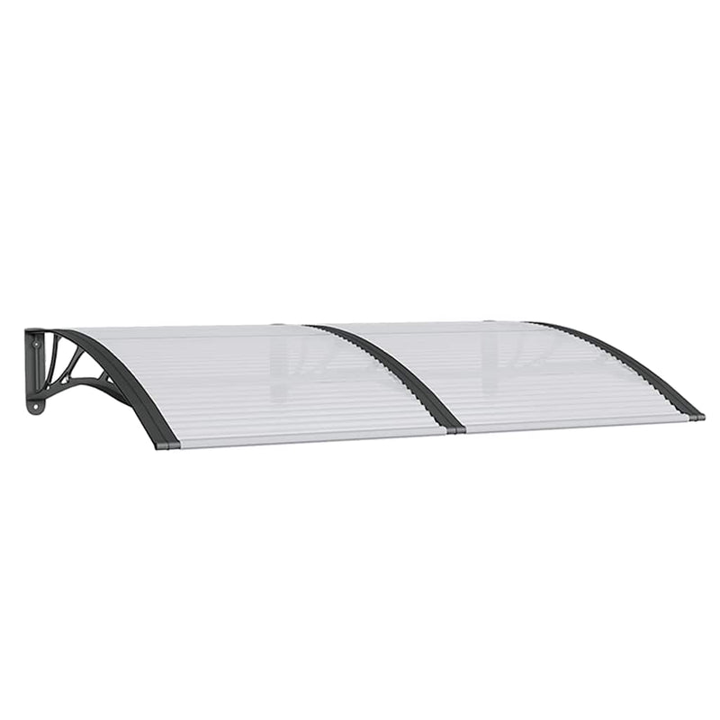 Load image into Gallery viewer, Vidaxl deurluifel 150x100 cm polycarbonaat zwart