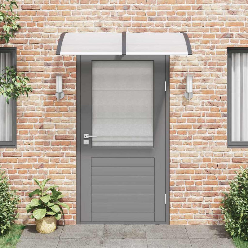 Load image into Gallery viewer, Vidaxl deurluifel 150x100 cm polycarbonaat zwart