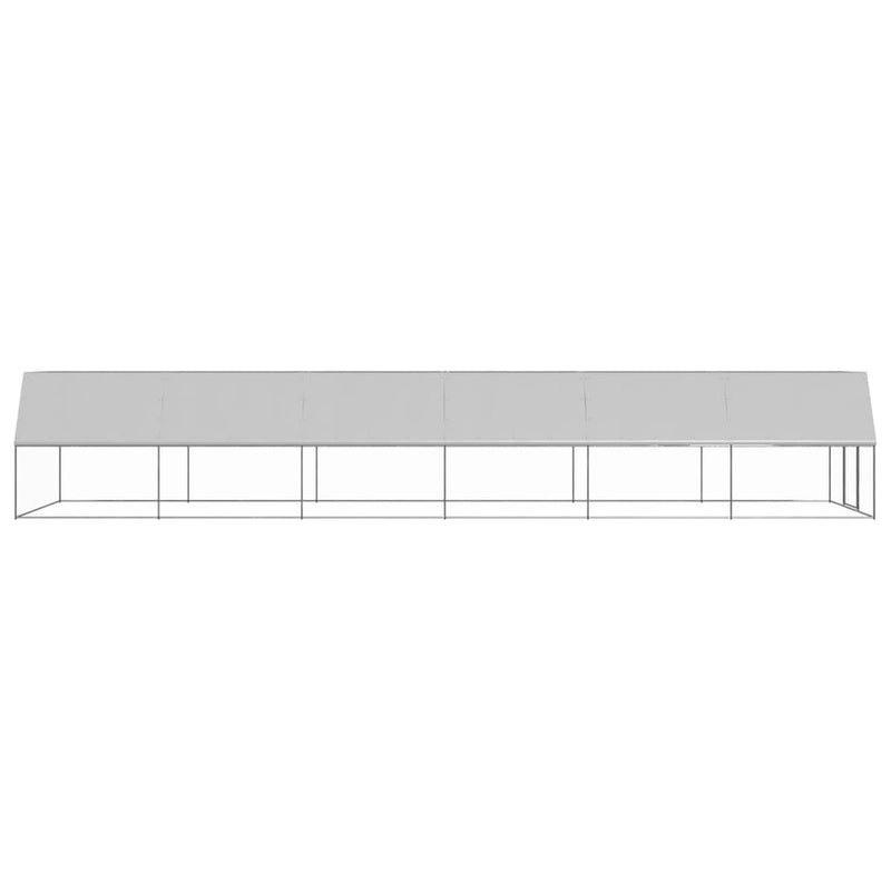 Load image into Gallery viewer, VidaXL Buitenhok voor kippen 3x12x2 m gegalvaniseerd staal