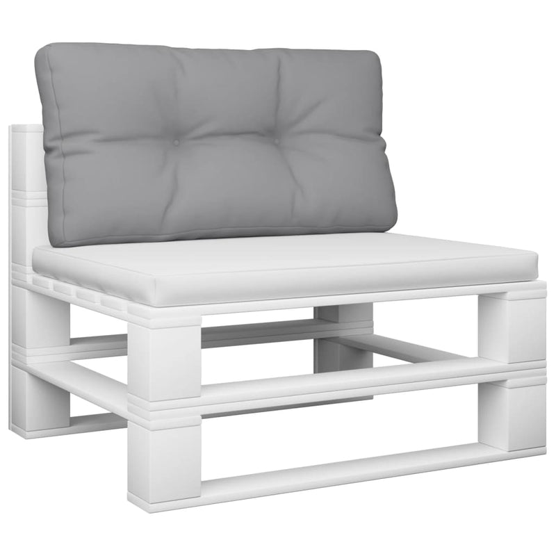 Load image into Gallery viewer, Vidaxl palletkussen 70x40x12 cm stof grijs