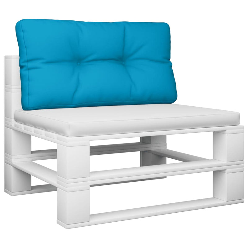 Load image into Gallery viewer, Vidaxl palletkussen 80x40x12 cm stof lichtblauw