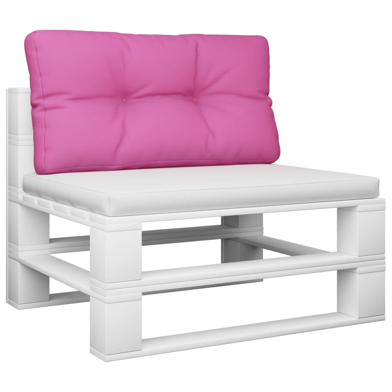 Load image into Gallery viewer, Vidaxl palletkussen 80x40x12 cm stof roze