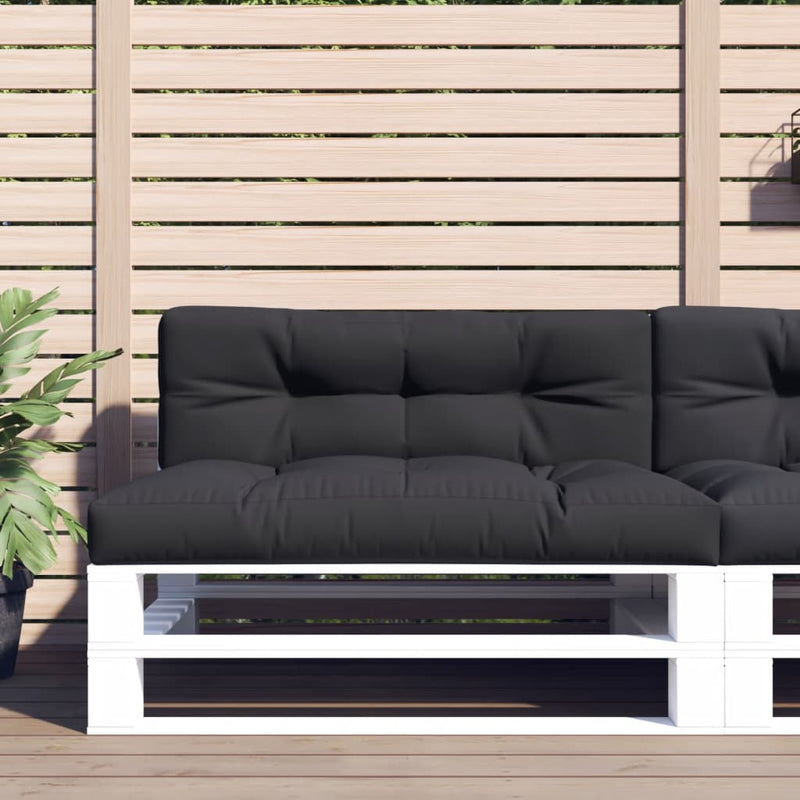Load image into Gallery viewer, Vidaxl palletkussen 120x40x12 cm stof zwart