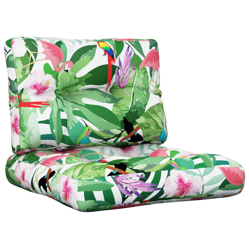 Load image into Gallery viewer, Vidaxl palletkussens 2 st stof meerkleurig