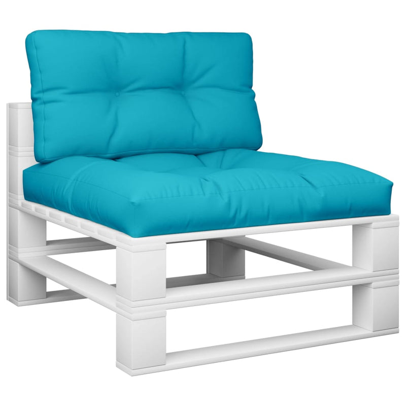 Load image into Gallery viewer, Vidaxl palletkussens 2 st stof turquoise