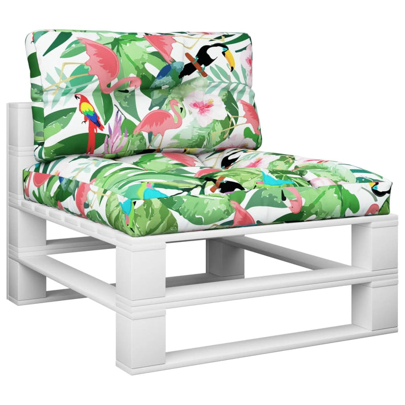 Load image into Gallery viewer, Vidaxl palletkussens 2 st stof meerkleurig