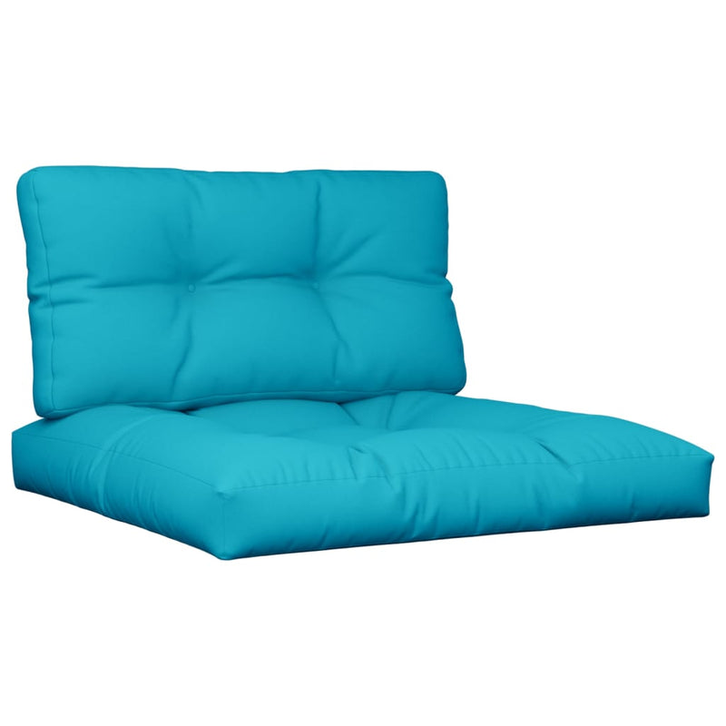 Load image into Gallery viewer, Vidaxl palletkussens 2 st stof turquoise