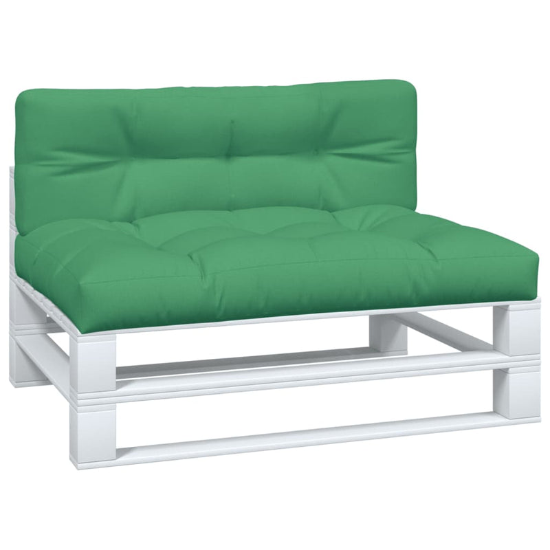 Load image into Gallery viewer, Vidaxl palletkussens 2 st stof groen