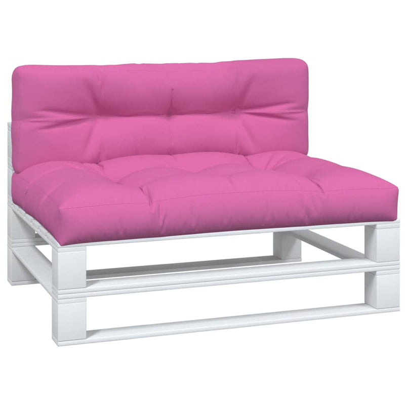 Load image into Gallery viewer, Vidaxl palletkussens 2 st stof roze