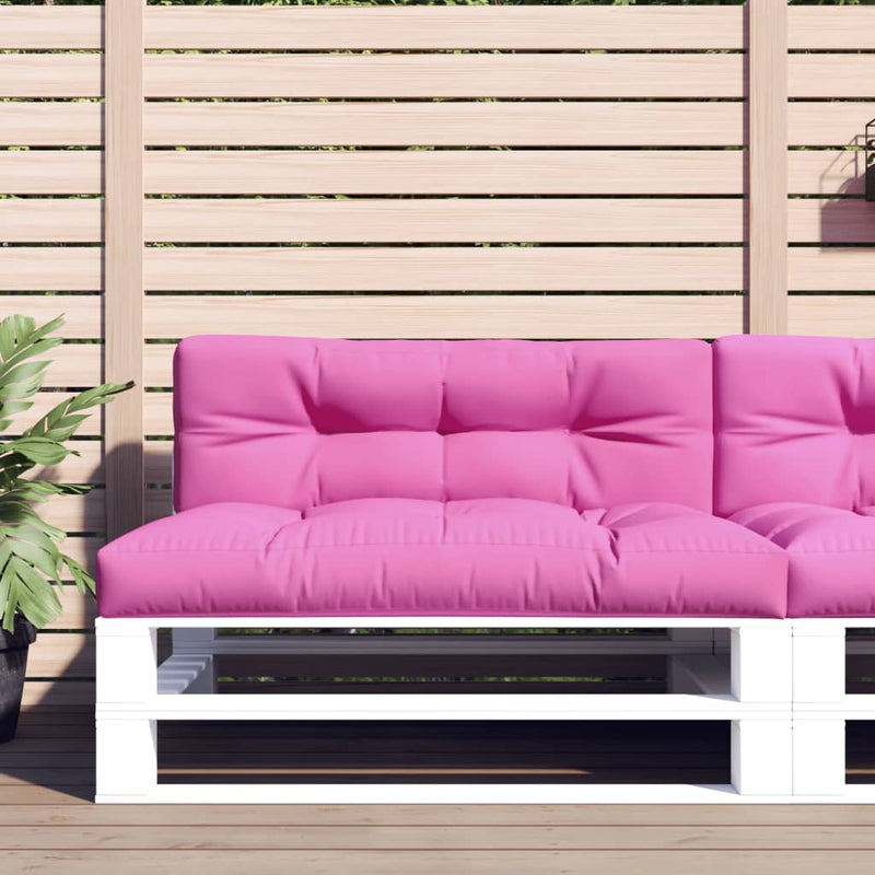 Load image into Gallery viewer, Vidaxl palletkussens 2 st stof roze