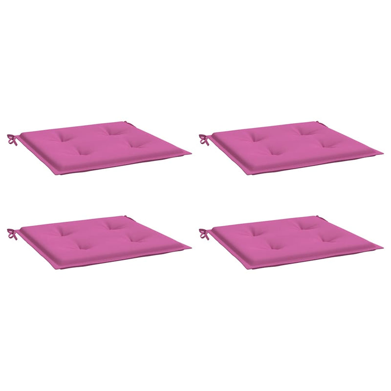 Load image into Gallery viewer, Vidaxl tuinstoelkussens 4 st 50x50x4 cm stof roze
