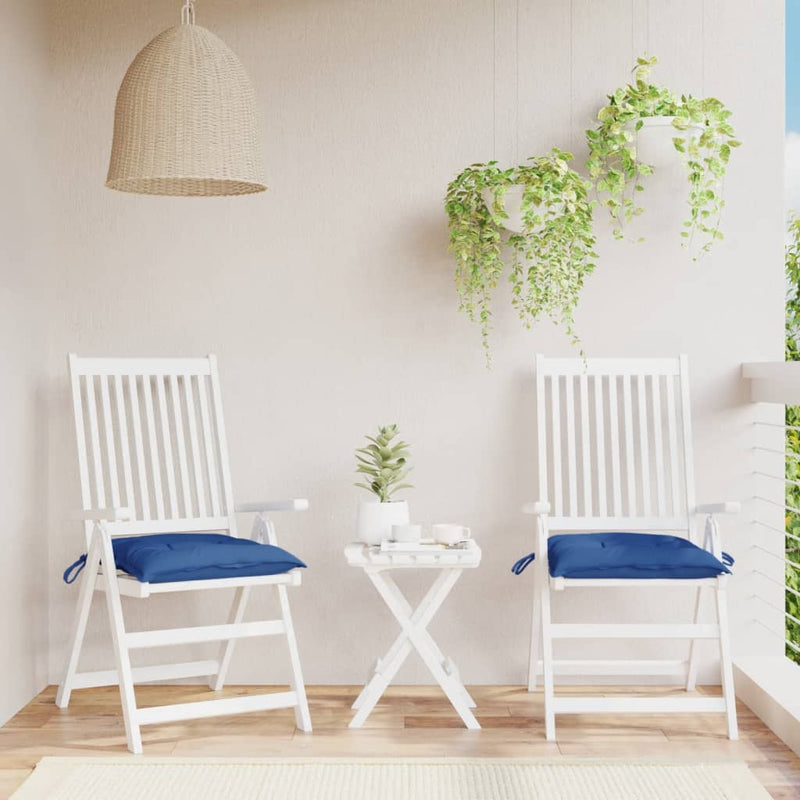 Load image into Gallery viewer, Vidaxl palletkussens 2 st 50x50x7 cm oxford stof blauw