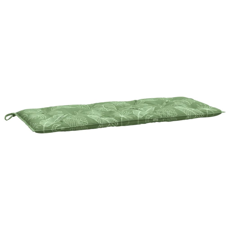 Load image into Gallery viewer, Vidaxl tuinbankkussen bladpatroon 120x50x7 cm stof