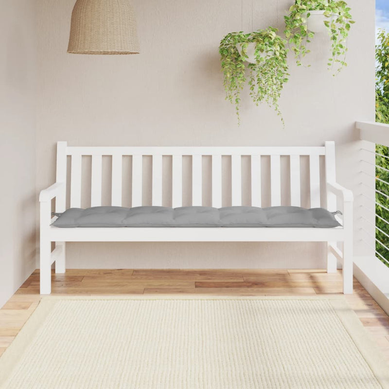 Cargue la imagen en el visor de la galería, Vidaxl tuinbankkussen 180x50x7 cm oxford stof grijs