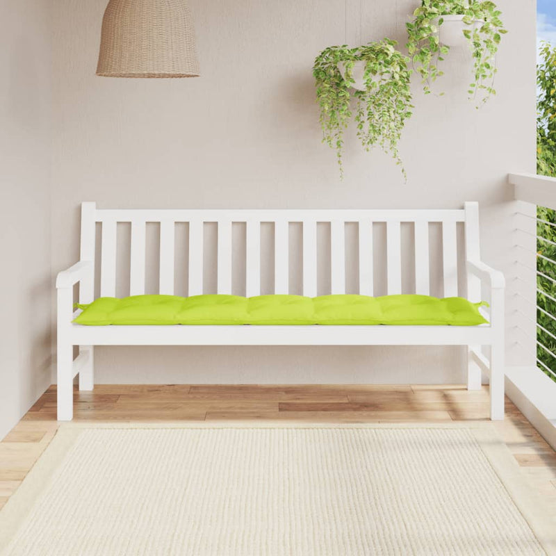 Cargue la imagen en el visor de la galería, Vidaxl tuinbankkussen 180x50x7 cm oxford stof heldergroen