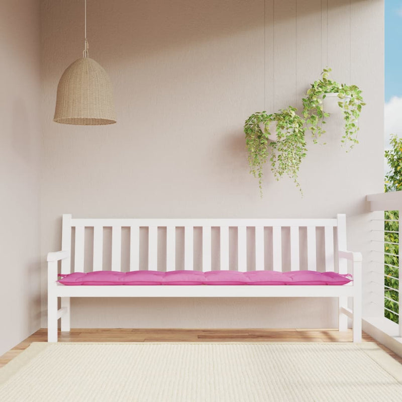 Load image into Gallery viewer, Vidaxl tuinbankkussen 200x50x7 cm stof roze