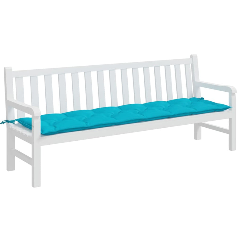 Load image into Gallery viewer, Vidaxl tuinbankkussen 200x50x7 cm stof turquoise