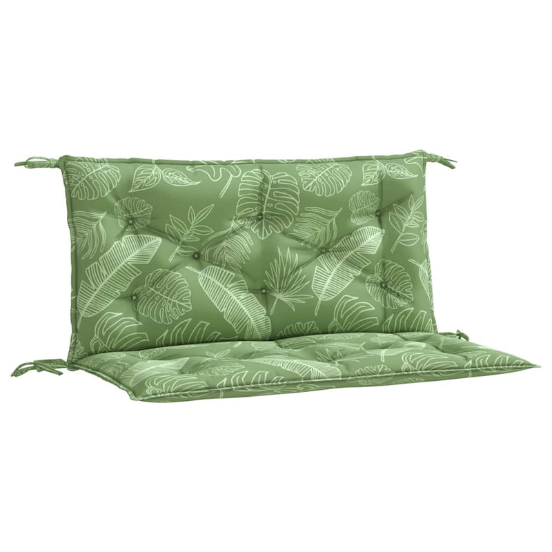 Load image into Gallery viewer, Vidaxl tuinbankkussens 2 st bladpatroon 100x50x7 cm stof