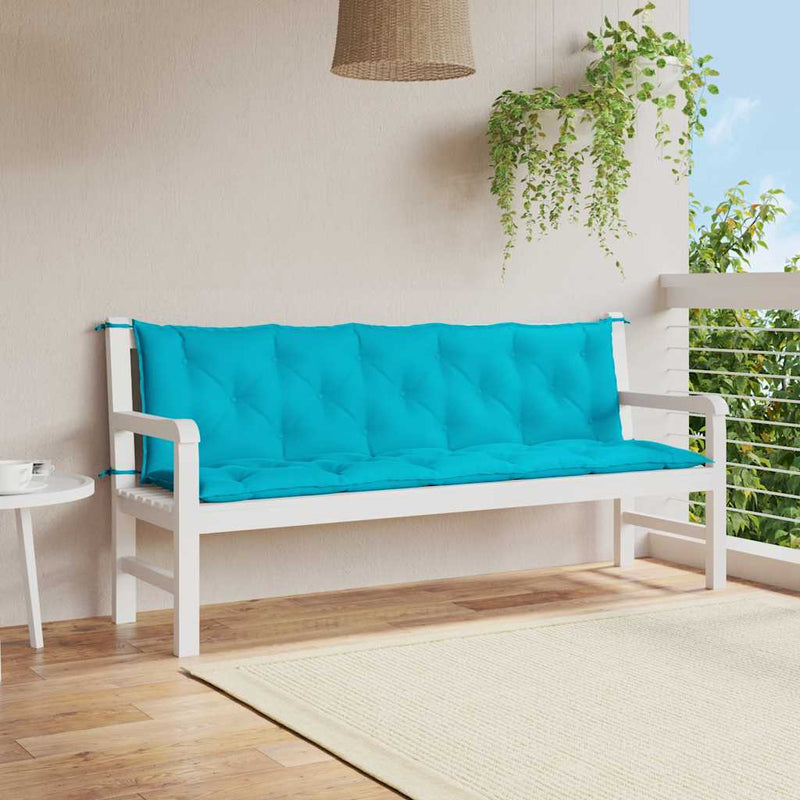 Load image into Gallery viewer, Vidaxl tuinbankkussens 2 st oxford stof turquoise