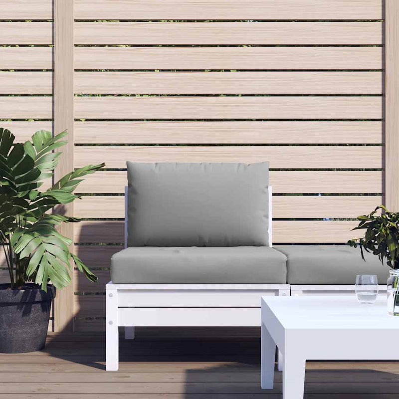 Load image into Gallery viewer, Vidaxl palletkussens 2 st stof grijs