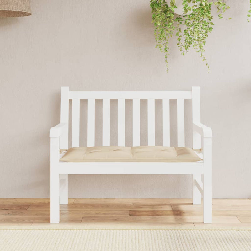 Load image into Gallery viewer, Vidaxl tuinbankkussen 110x50x7 cm oxford stof beige