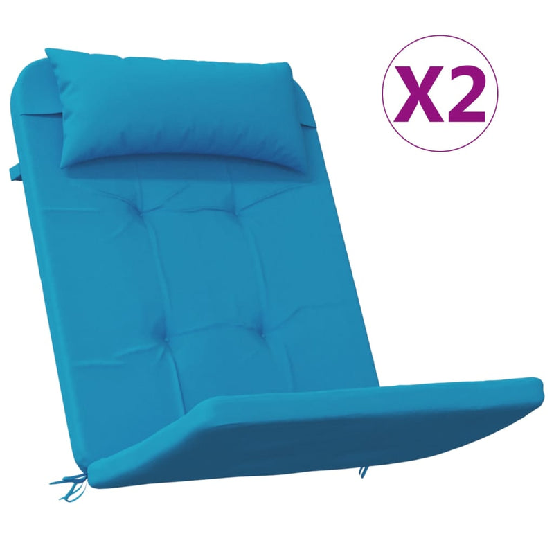 Afbeelding laden in galerijviewer, Vidaxl stoelkussens 2 st adirondack oxford stof lichtblauw