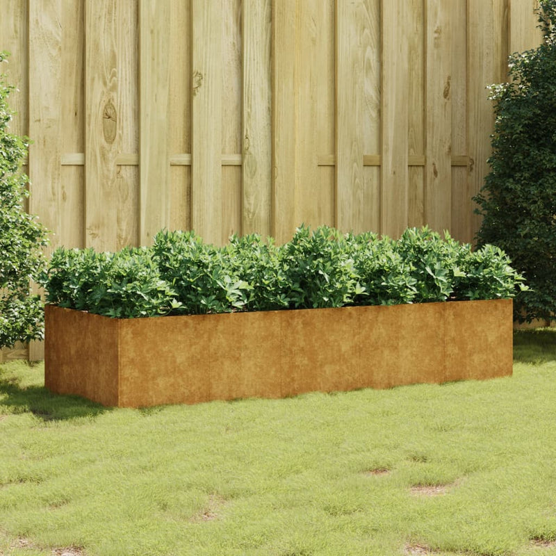 Load image into Gallery viewer, Vidaxl plantenbak verhoogd 200x80x40 cm cortenstaal