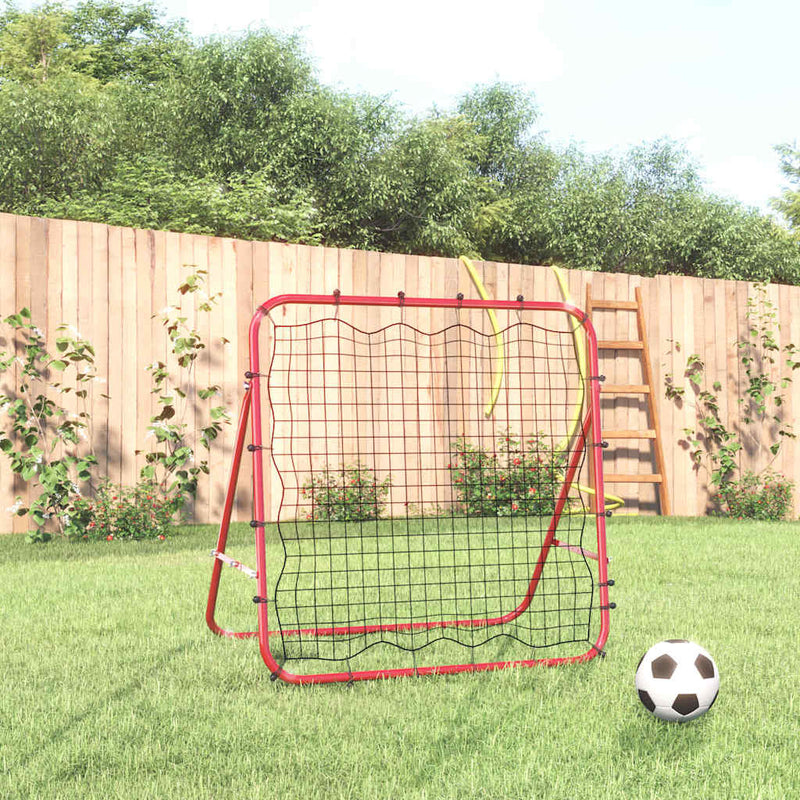 Load image into Gallery viewer, Vidaxl voetbal kickback rebounder verstelbaar 96x80x96 cm staal en pe