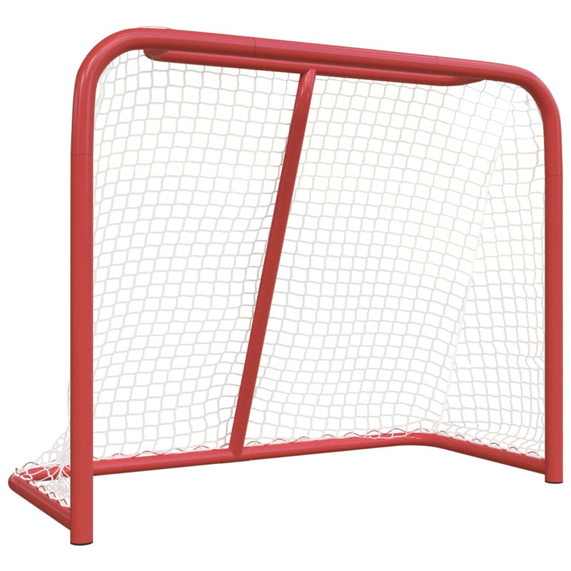 Load image into Gallery viewer, Vidaxl hockeydoel 183x71x122 cm polyester rood en wit
