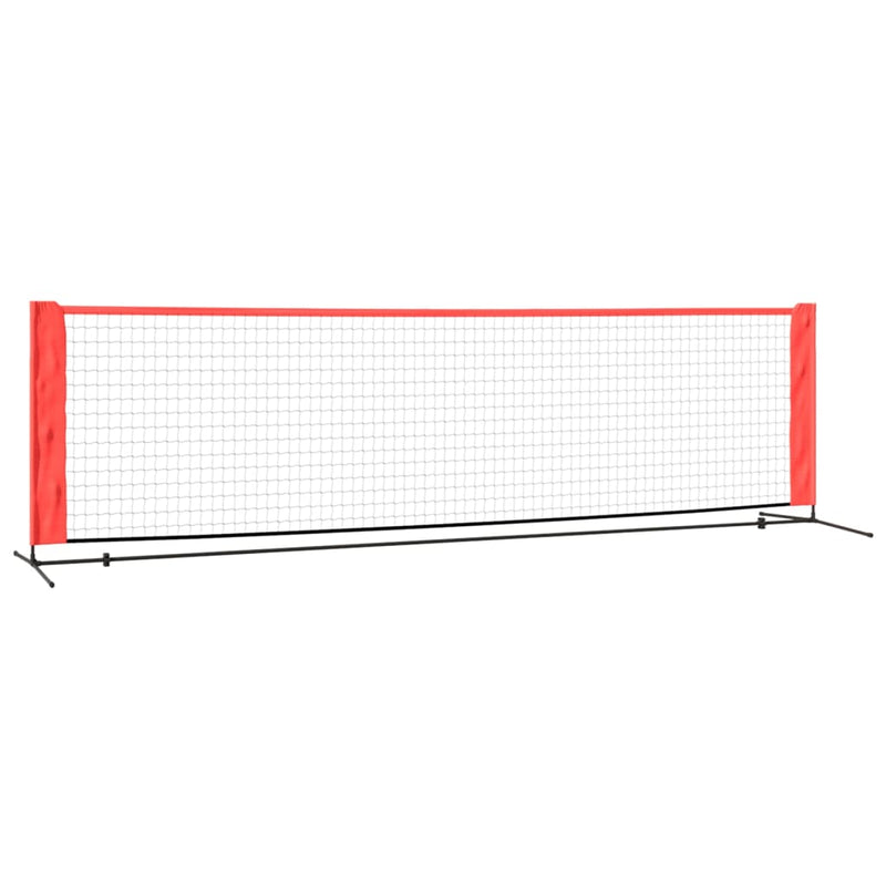Load image into Gallery viewer, Vidaxl tennisnet 300x100x87 cm polyester zwart en rood