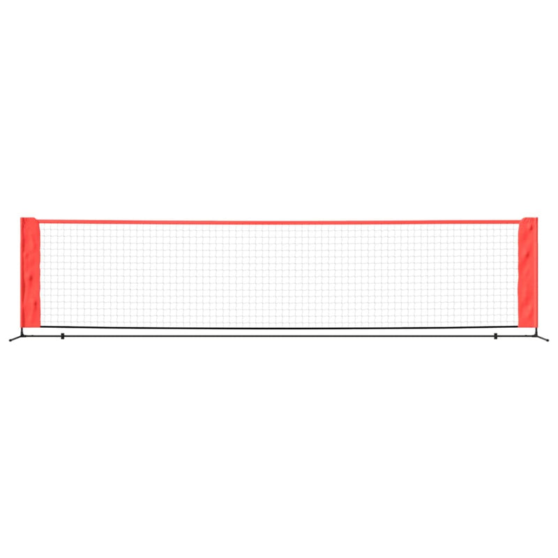 Load image into Gallery viewer, Vidaxl tennisnet 400x100x87 cm polyester zwart en rood