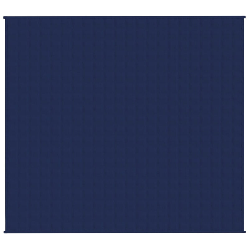 Afbeelding laden in galerijviewer, Vidaxl verzwaringsdeken 200x230 cm 9 kg stof blauw