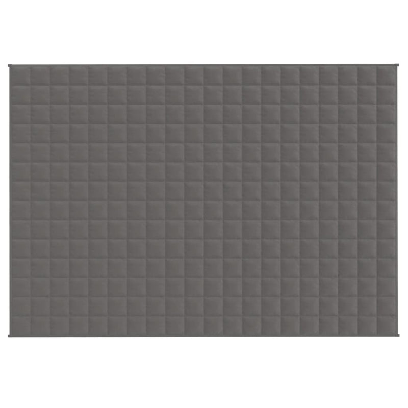 Load image into Gallery viewer, Vidaxl verzwaringsdeken 137x200 cm 10 kg stof grijs