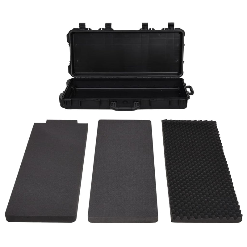 Load image into Gallery viewer, Vidaxl flightcase op wieltjes 96x42x16 cm pp zwart